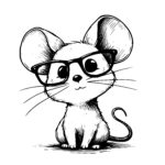 Glasses-wearing Mouse