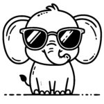 Sunglasses Elephant Fun