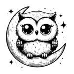 Crescent Moon Owl