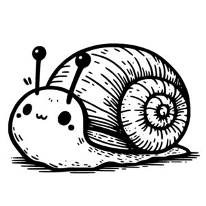 Smiling Spiral Snail