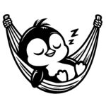 Snoozing Penguin Hammock