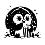 Penguin’s Popcorn Snacktime