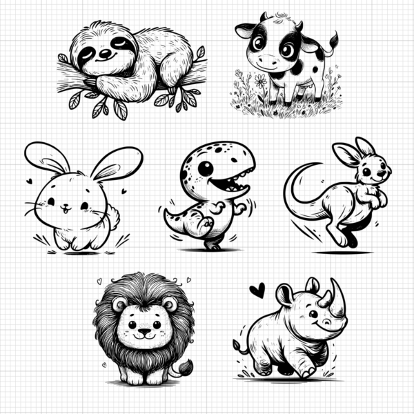 Adorable Animals Bundle (4)