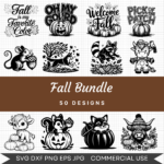 Fall Bundle – 50 Instant Download Svg Images