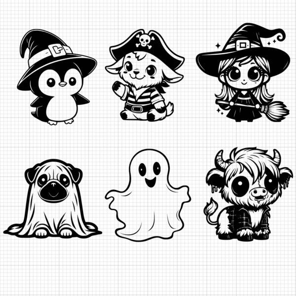 Halloween Characters Bundle (2)