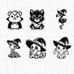 Halloween Characters Bundle (6)