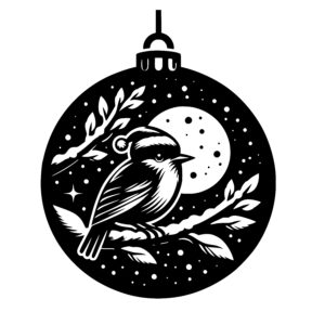 Twilight Birdy Ornament