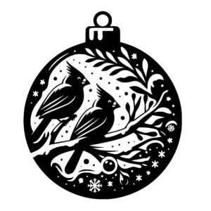 Cardinal Winter Ornament