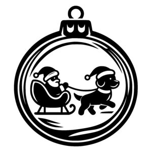 Santa Paws Ornament