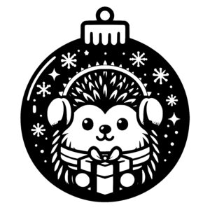 Jolly Hedgehog Ornament