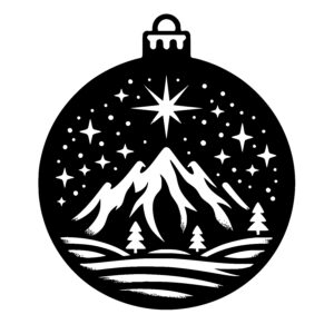 Cosmic Mountain Ornament