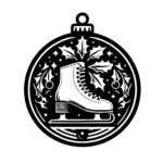 Frosty Skate Charm