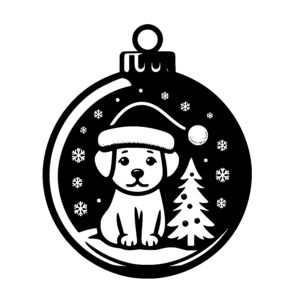 Snowy Pup Ornament