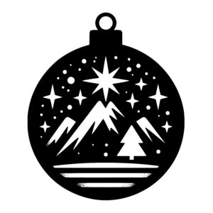 Starry Peaks Bauble