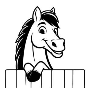 Gossiping Fence Horse