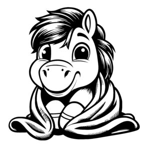 Cozy Blanket Horse Pal