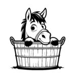 Bathtub Pony Peek