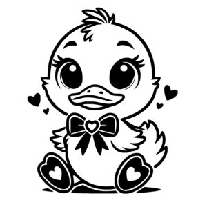 Charming Heart Duckling