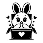 Heart-filled Bunny Box