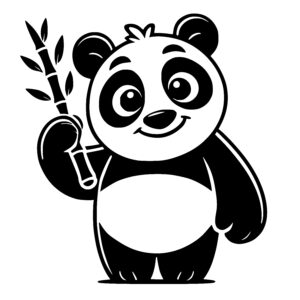 Cheerful Panda Friend