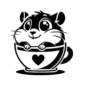 Hamster Heart Cup