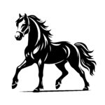 Dynamic Trotting Horse