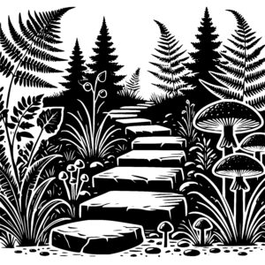 Stone Path through Nature