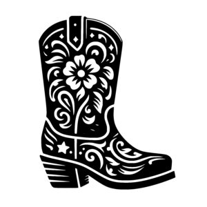 Floral Cowboy Boot