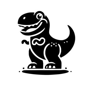 Friendly T-rex Grin