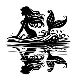 Mermaids Gaze Reflection