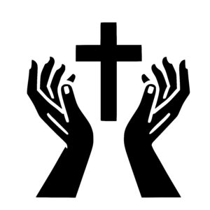 Hands Hold Holy Cross