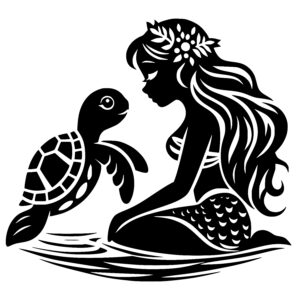 Mermaid Turtle Friends