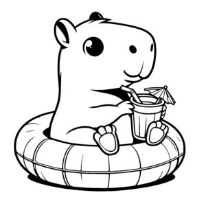 Happy Capybara Float