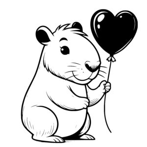 Happy Guinea Pig Balloon