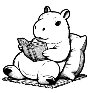 Content Capybara Couch