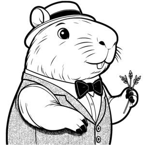 Dapper Capybara Delight