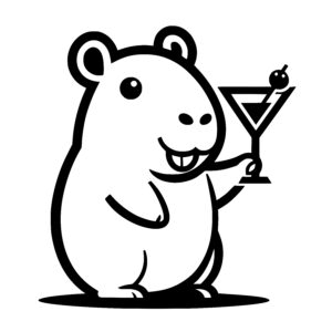 Party-ready Capybara
