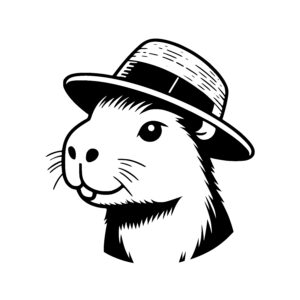 Capybara in a Hat