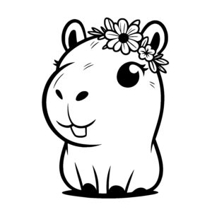 Crowned Capybara Cutie