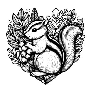 Heartfelt Squirrel Embrace