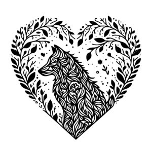 Wolfs Heart Embrace