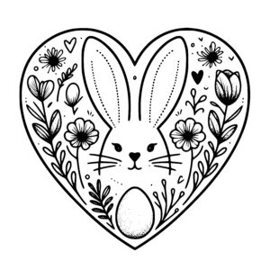 Curious Bunny Heart