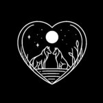 Moonlit Wolf Love
