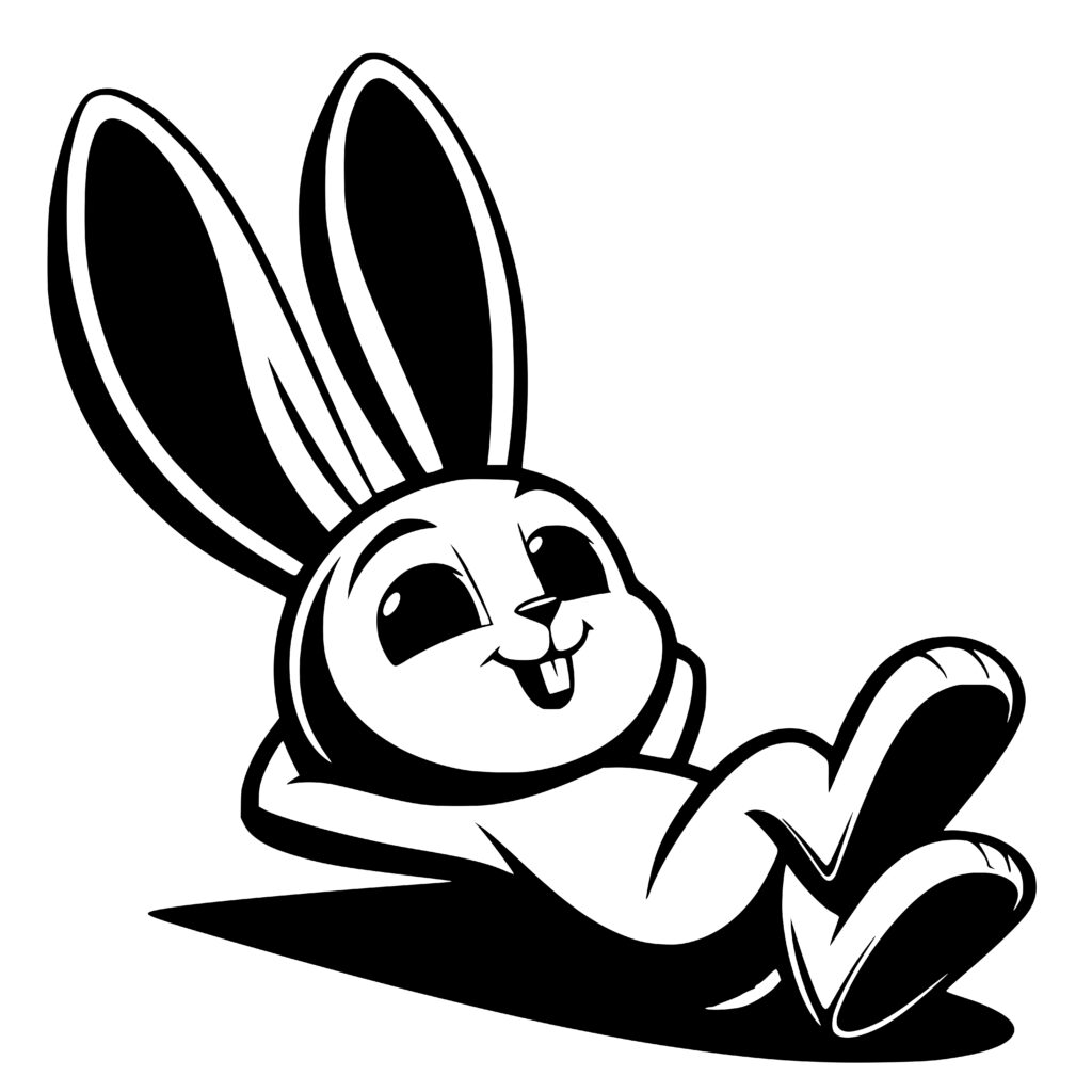 Lazy Happy Rabbit – Creative Meadow