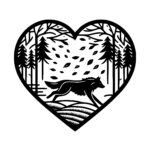 Running Wolf Heart