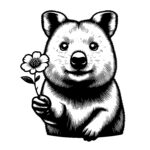 Quokka’s Flower Gift