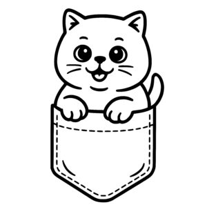 Joyful Pocket Cat