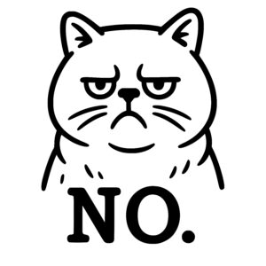Displeased Feline