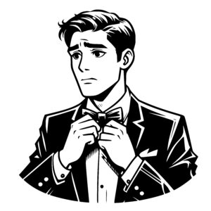 Nervous Groom Preparing