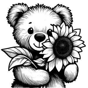 Sunflower Bear Hug